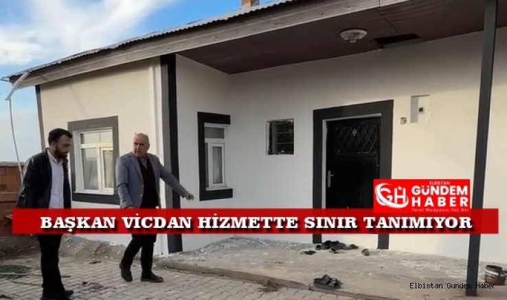 Başkan Vicdan’dan İmam Evine Tadilat Desteği