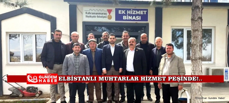 Daire Başkanı Mert’e Muhtar Ziyareti