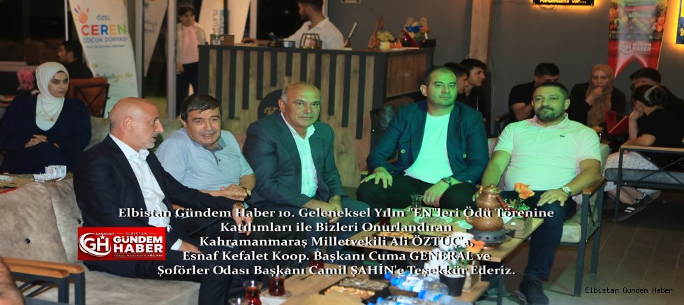 Cuma General’a Yılın Onur Ödülü