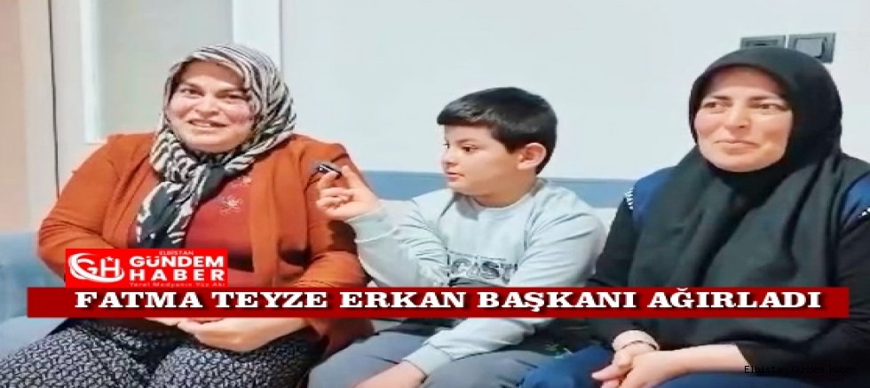 Erkan Başkan Fatma Teyzenin Konuğu Oldu
