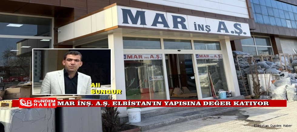 MAR İnş. A.Ş. Yenilenen Yüzüyle Yeni Yerinde