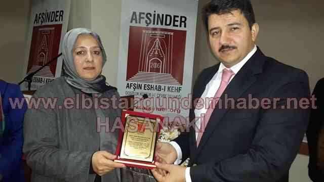 AFŞİNDER’den Kaçar’a Plaket