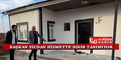 Başkan Vicdan’dan İmam Evine Tadilat Desteği