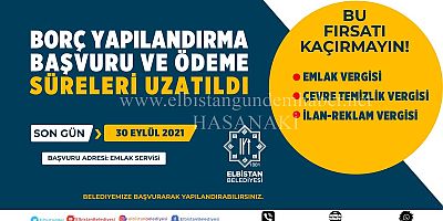 Borç Ödemeleri 30 Eylüle Uzatıldı