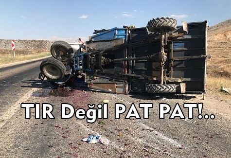 Çekici ile Pat Pat Çarpıştı