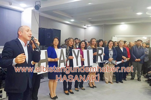 CHP’li Kadınlardan “HAYIR” Şov