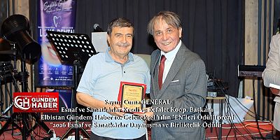 Cuma General’a Yılın Onur Ödülü