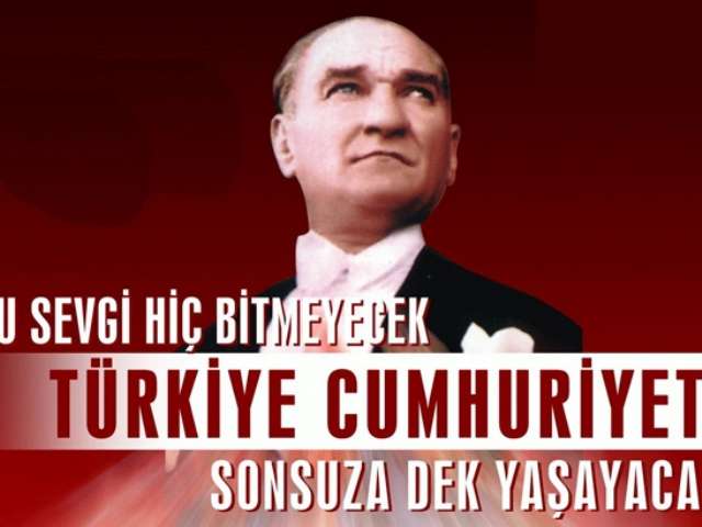 CUMHURİYET BAYRAMINIZ KUTLU VE MUTLU OLSUN