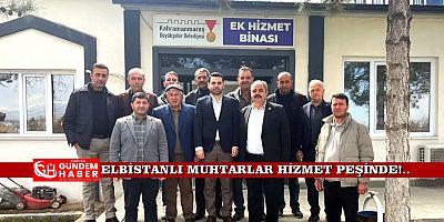 Daire Başkanı Mert’e Muhtar Ziyareti