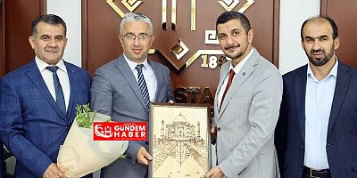 Din Görevlilerinden Başkan Gürbüz’e Ziyaret