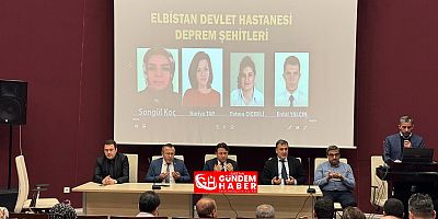 EDH Deprem Şehitlerini Andı