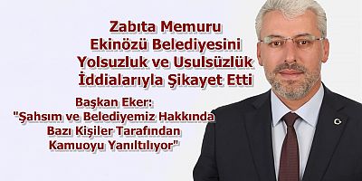 Ekinözü Belediyesi Ne Hallere Düştü?