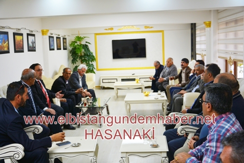Elbistan Belediyesi Muhtarlarla Buluştu