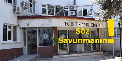 Elbistan Belediyesi’nden İftiralara Cevap