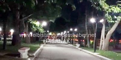 Elbistan’da Parklar Aydınlık İçinde
