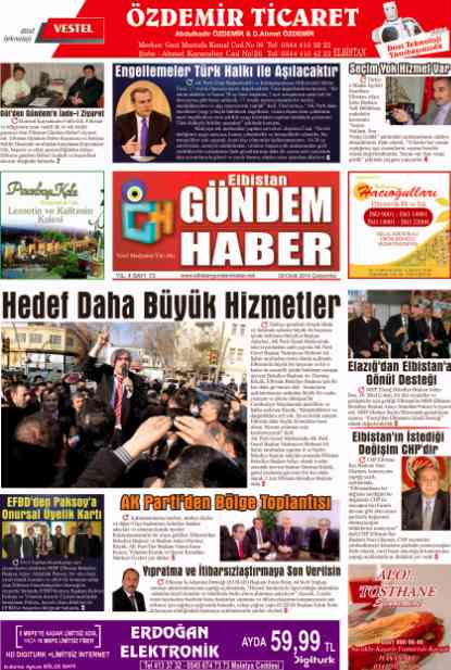 ELBİSTAN GÜNDEM HABER AYI 73