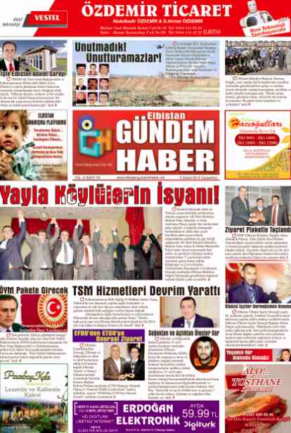 ELBİSTAN GÜNDEM HABER AYI 74