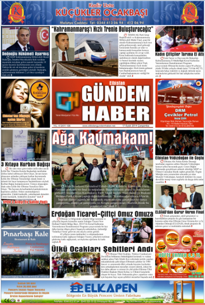 ELBİSTAN GÜNDEM HABER SAYI 106