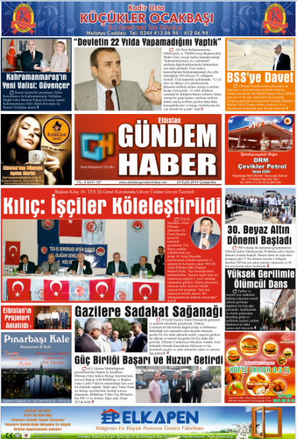 ELBİSTAN GÜNDEM HABER SAYI 107