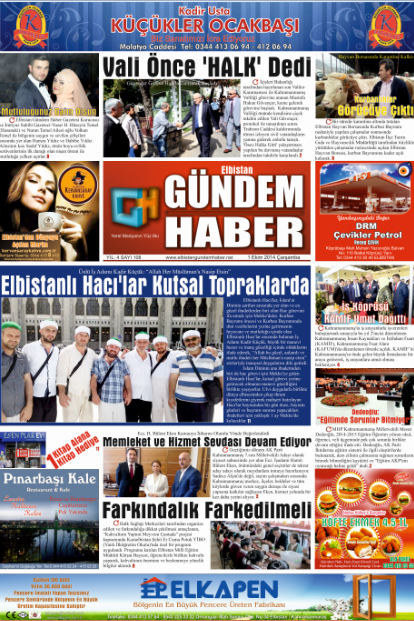 ELBİSTAN GÜNDEM HABER SAYI 108