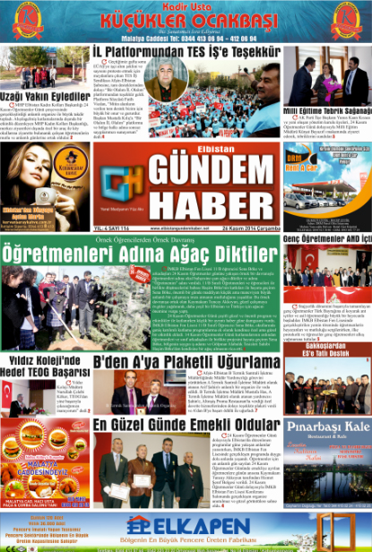 ELBİSTAN GÜNDEM HABER SAYI 116
