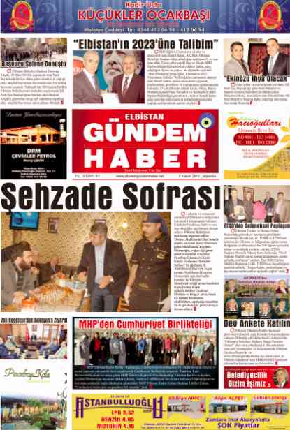 ELBİSTAN GÜNDEM HABER SAYI 61