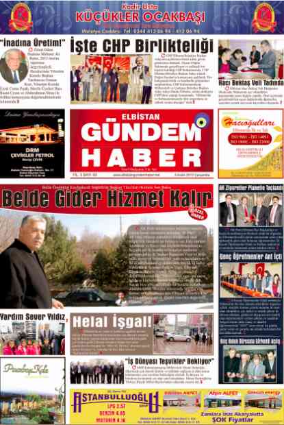 ELBİSTAN GÜNDEM HABER SAYI 65