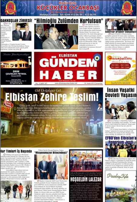 ELBİSTAN GÜNDEM HABER SAYI 67