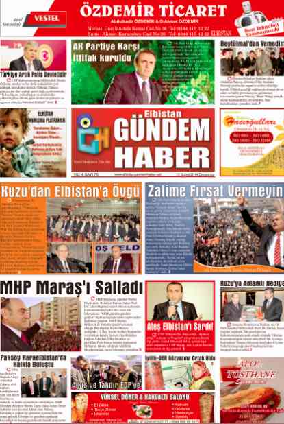 ELBİSTAN GÜNDEM HABER SAYI 75