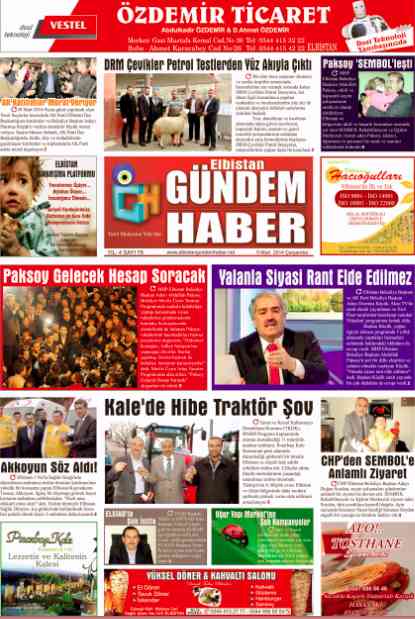 ELBİSTAN GÜNDEM HABER SAYI 78