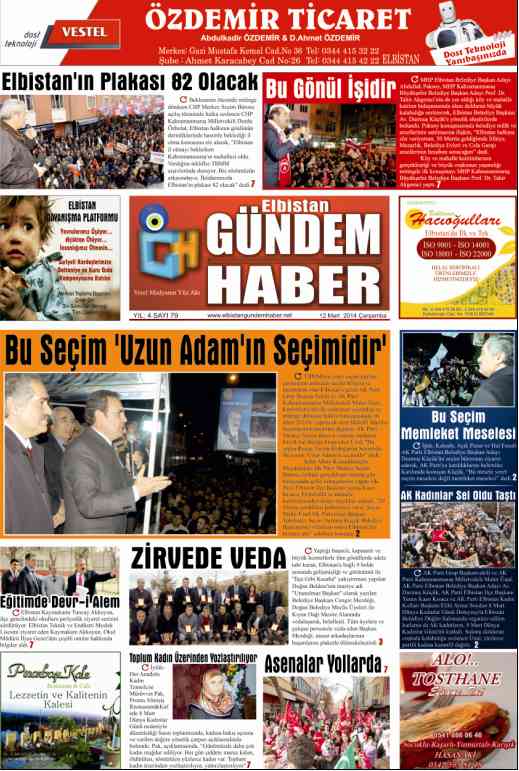 ELBİSTAN GÜNDEM HABER SAYI 79