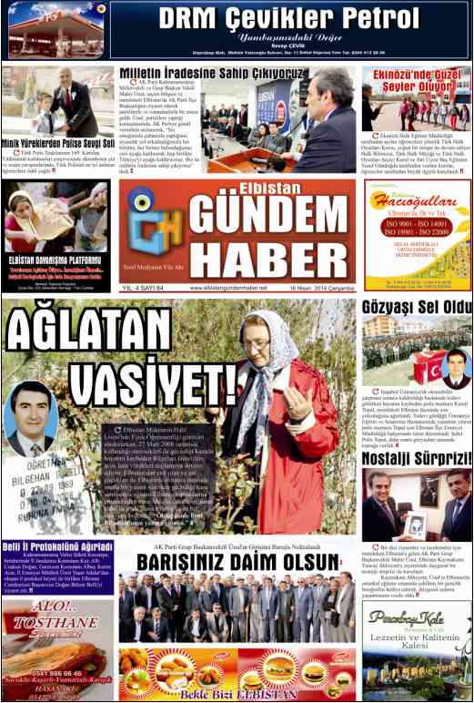 ELBİSTAN GÜNDEM HABER SAYI 84