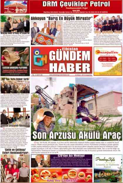 ELBİSTAN GÜNDEM HABER SAYI 85