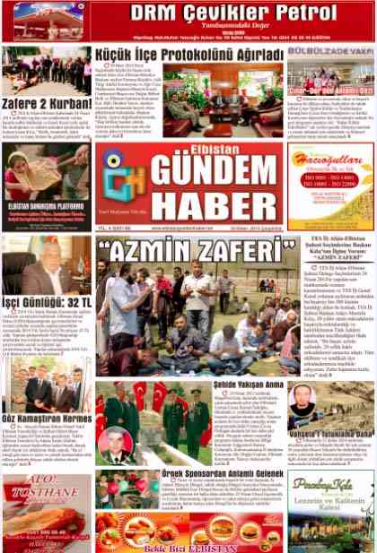 ELBİSTAN GÜNDEM HABER SAYI 86