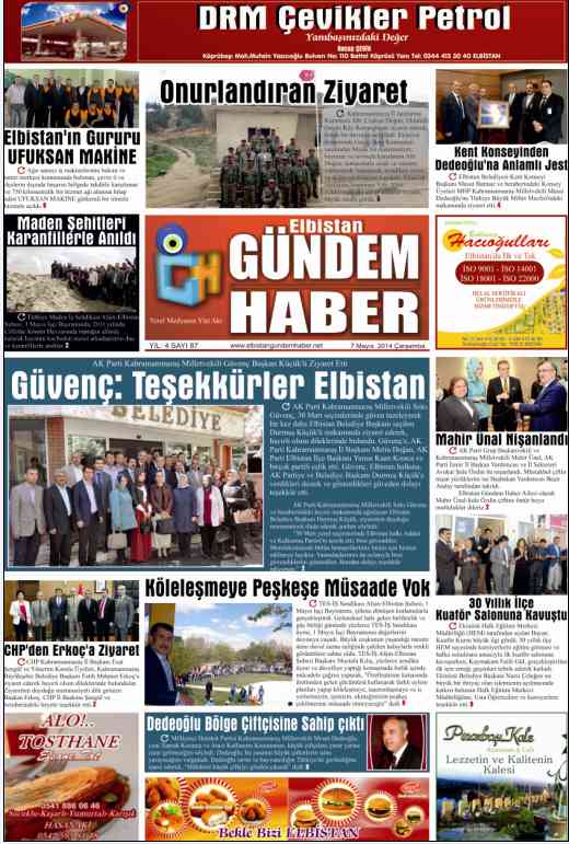 ELBİSTAN GÜNDEM HABER SAYI 87