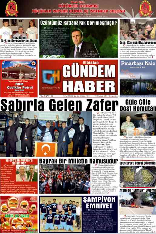 ELBİSTAN GÜNDEM HABER SAYI 93