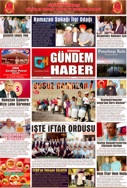 ELBİSTAN GÜNDEM HABER SAYI 96
