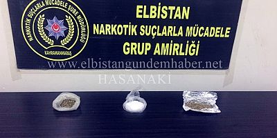 Elbistan Narkotikten Tacirlere Suçüstü