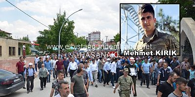 Elbistan Şehidine Ağladı