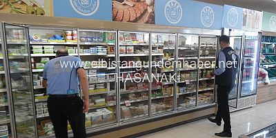 Elbistan Zabıtası Market Denetiminde