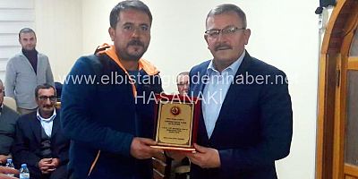 Elbistanlı Dağcılara Doğa Sevgisi Ödülü