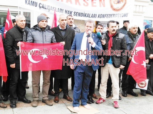 Elbistanlı Genel Başkan’dan İlginç Protesto