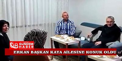 Erkan Başkan Fatma Teyzenin Konuğu Oldu