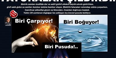 FATURALAR ÇILDIRDI!