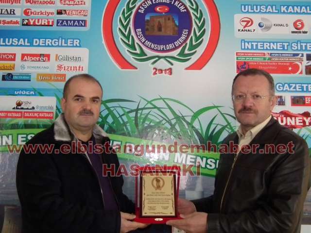 Gönül Elçilerine Plaket.