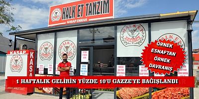 Halk Tanzim Et’e Yakışan Bağış