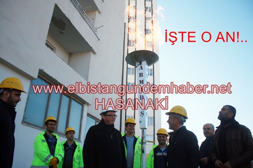 İlk Doğalgaz Meşalesi Ateşlendi