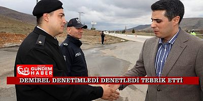 Kaymakam’dan Hem Ziyaret Hem Tebrik