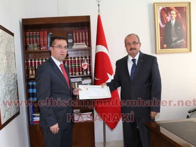 Kocatepe’den Maytalman’a Teşekkür Belgesi