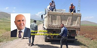 Köy Yollarında Hummalı Çalışma Var